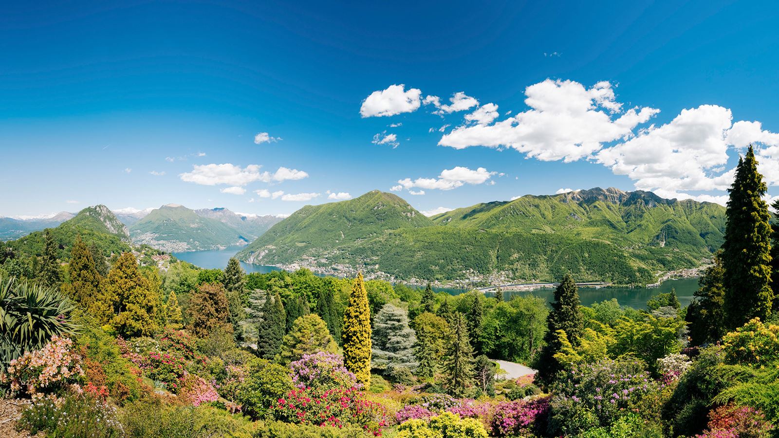 Vista dal Parco San Grato a Carona.