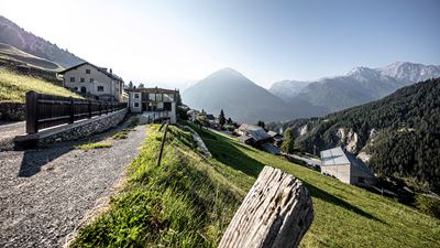 The picturesque village of Sent in the Lower Engadine valley. © Andrea Badrutt