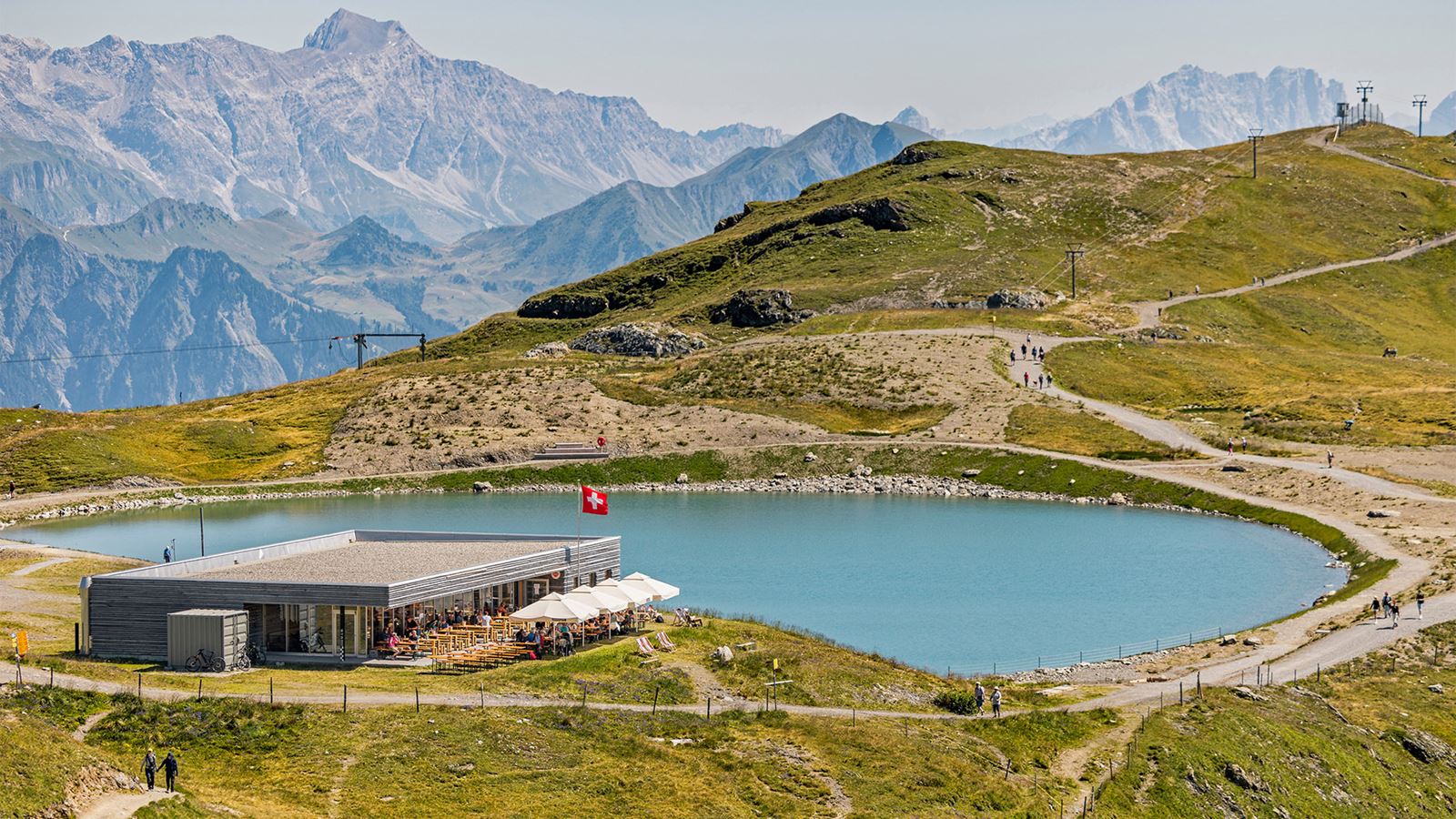 Rifugio del Pizol sul Wangsersee