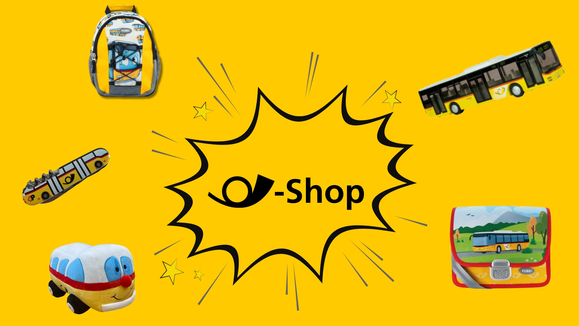 Idées cadeaux de CarPostal.